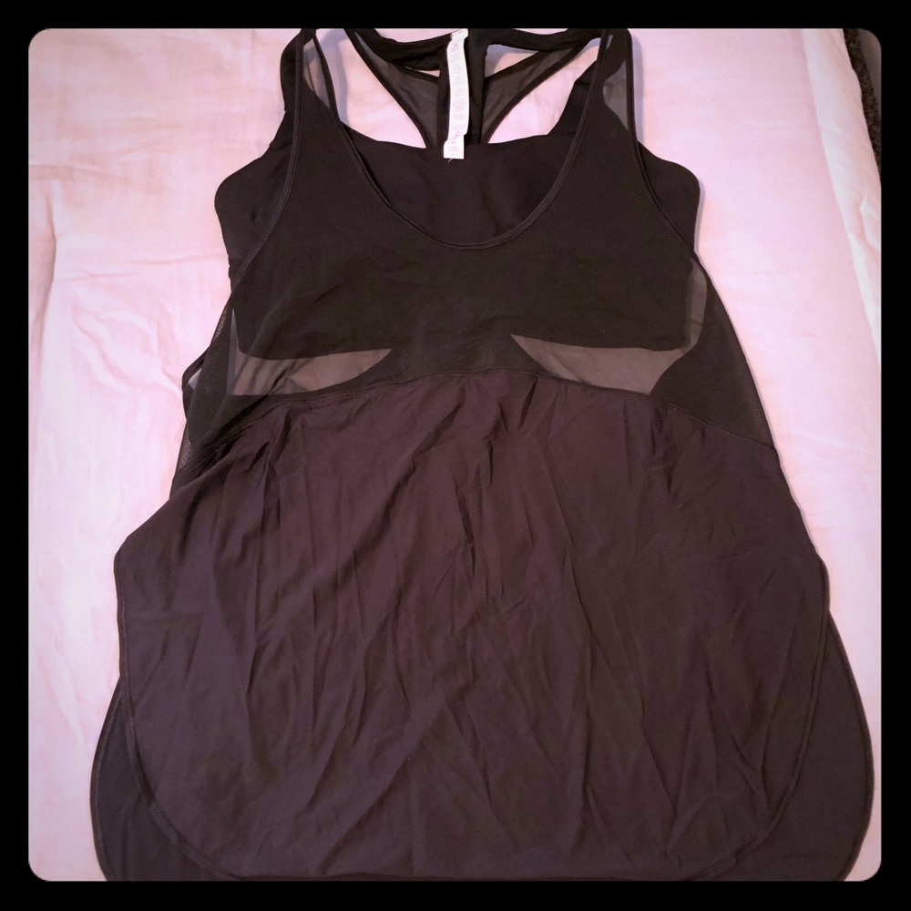 Lululemon Tank/Bra black athletic top